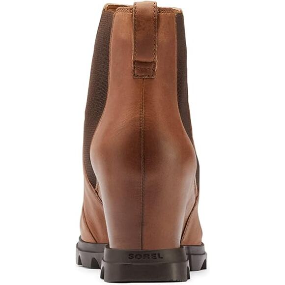 Sorel Women's Joan of Arctic Wedge III Chelsea Size 10.5 Hazelnet BlackBrown NWT - Picture 6 of 8